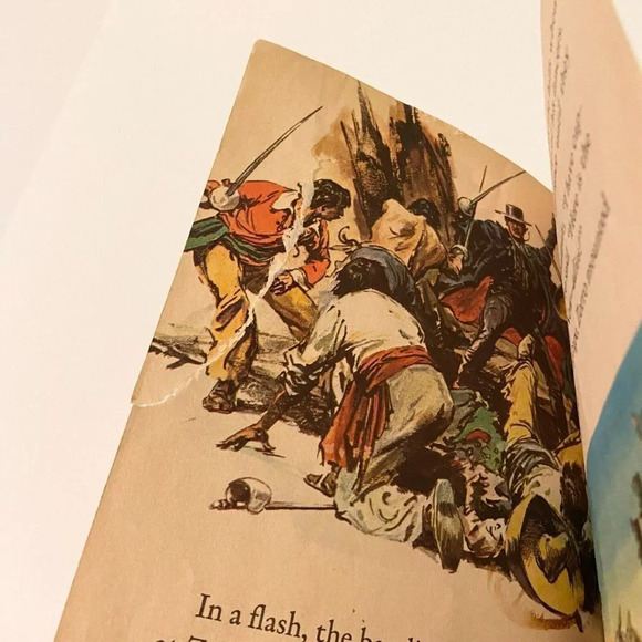 Vintage 1958 Disneys Zorro and the Secret Plan A Little Golden Book - Picture 16 of 16